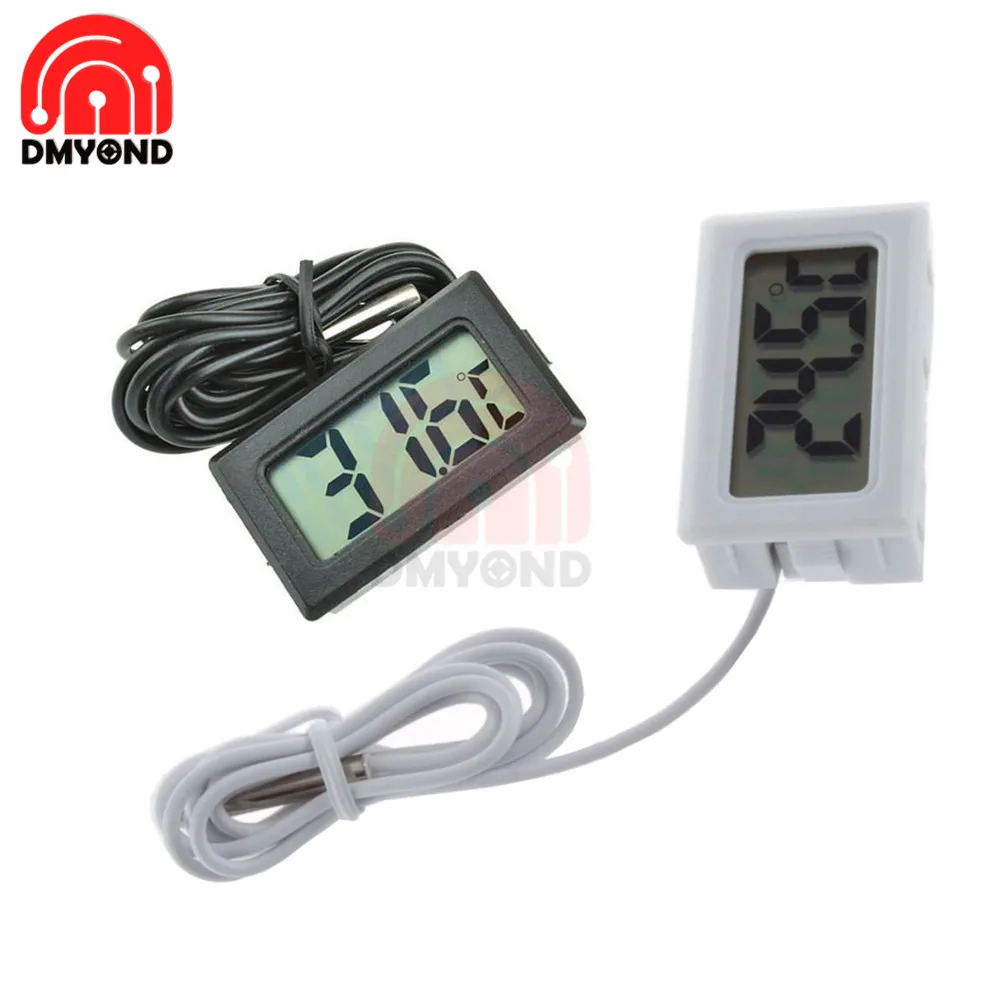 

Mini Digital LCD Probe Fridge Freezer Thermometer Sensor Thermometer Thermograph For Aquarium Refrigerator Kit Chen Bar Use