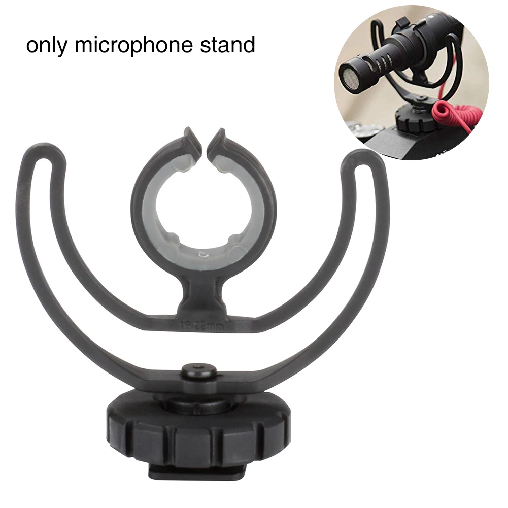 

With Locking Knob Portable Microphone Stand Adjustable Stable Bracket Shock Absorption Accessories Silicone For RODE VIDEO MICRO