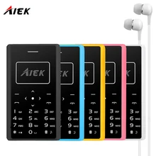 AIEK X7 Ultra Thin Card Mobile Phone 4 8mm telephone AEKU X7 SOYES X6 Low Radiation