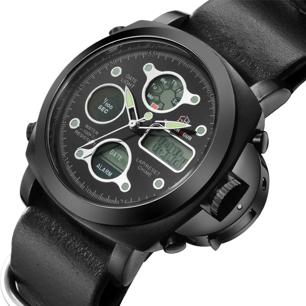 digital watch dual time