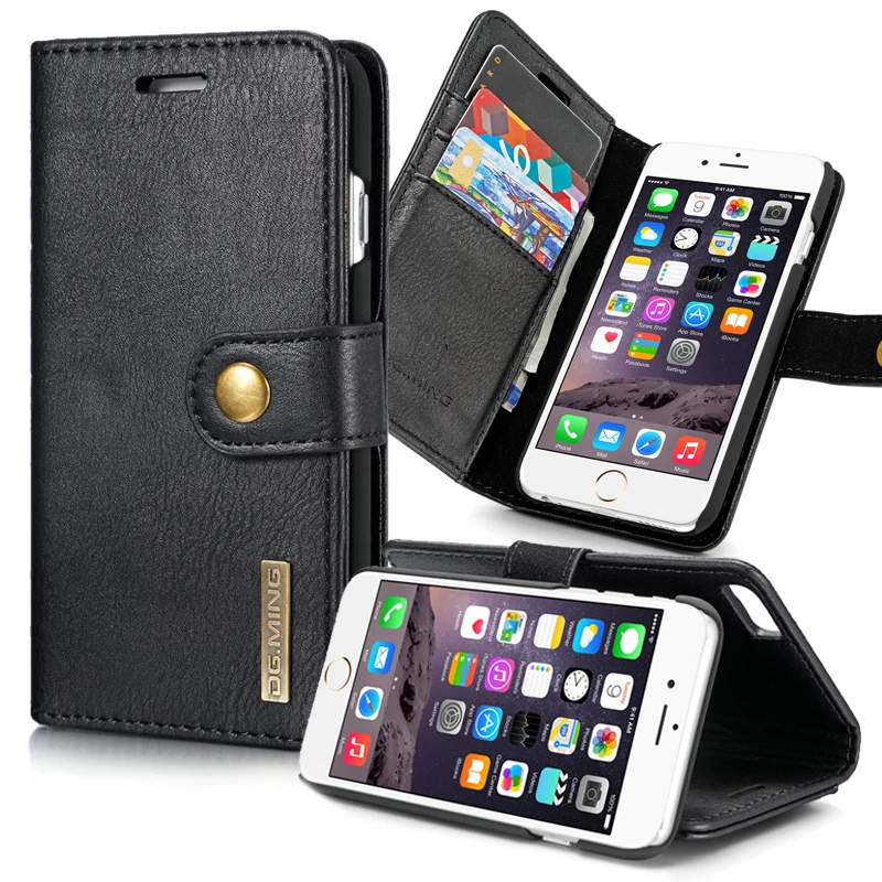 bilder für 2 in 1 Magnetische Für iPhone 6 Fall Leder & Harte PC Flip abdeckung iPhone 6 6 s Plus Fall Mit Ständer Brieftasche Coque Für iPhone6 Plus bilder für 2 in 1 Magnetische Für iPhone 6 Fall Leder & Harte PC Flip abdeckung iPhone 6 6 s Plus Fall Mit Ständer Brieftasche Coque Für iPhone6 Plus