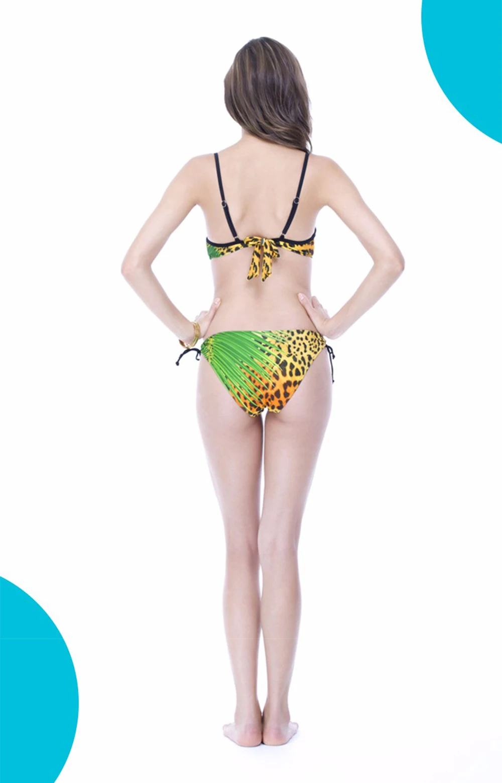 Foclassy сексуальный купальник женщин с повязкой зеленый боди спортивная для девочек купальный костюм треугольник Монокини one piece 16018