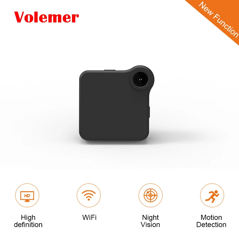 

Volemer C1 Mini Web Camera WIFI P2P IP Mini Camera DV Video Recorder Multi Portable Camera HD 720P H.264 Micro DVR Action Camera