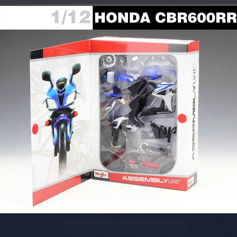Maisto 1:12 мотоцикл игрушка CBR600RR имитация мотора Автомобиль DIY Модель Строительные