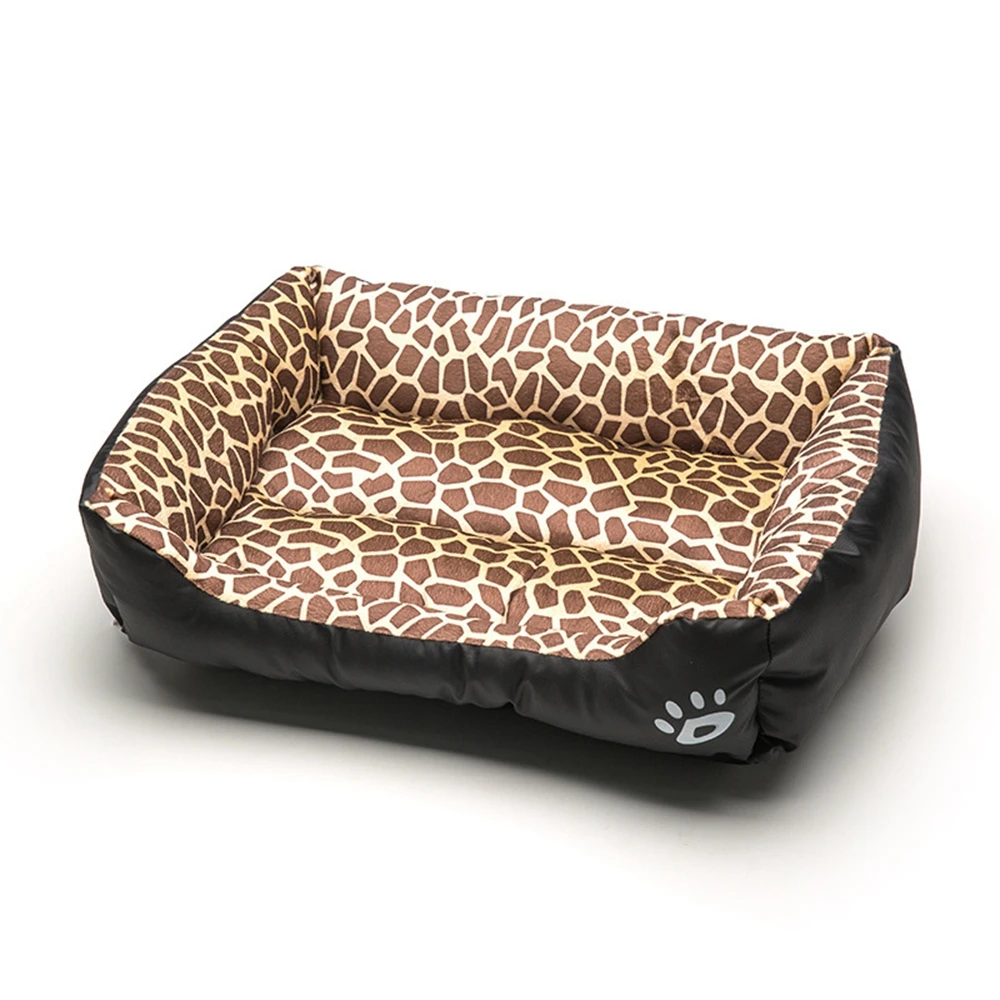 

pet cat mat pet bed for the kitten and large cats tiger leopard pattern pet kennel kitten bed drop shipping