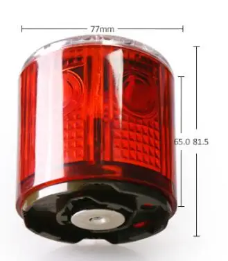 Night Marine solar warning flash light LED waterproof flash light traffic barrier light tower crane Night Marine solar warning flash light LED waterproof flash light traffic barrier light tower crane