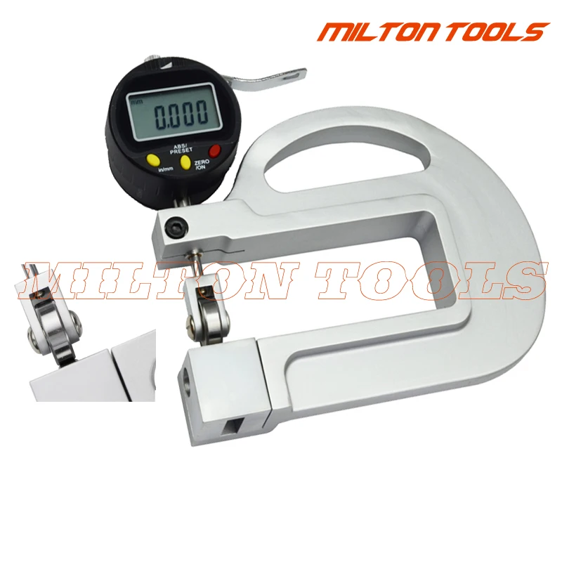 High Quality Digital micron Thickness Gauge With Roller Insert