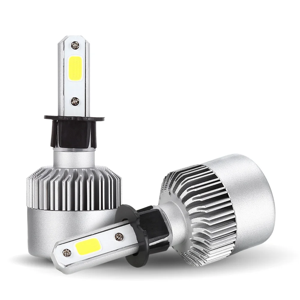 Universal Car LED Headlight H7 H3 H1 H4 DC 9 30V 72W AUTO Headlamp