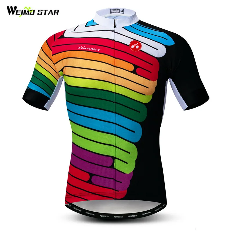 Weimostar Pro Summer Cycling Jersey Shirt Men Wicking Bicycle Clothing Short Sleeve Breathable mtb Bike Maillot Ciclismo | Спорт и
