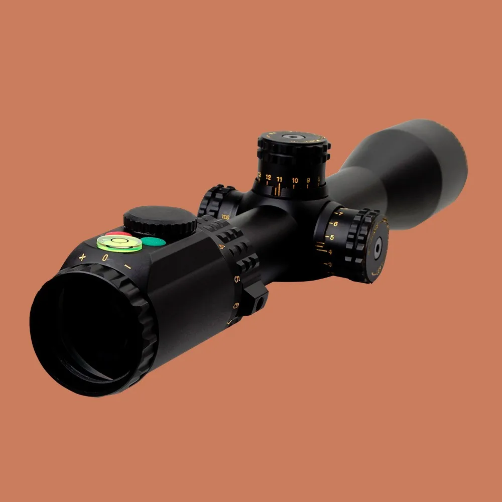 Hunting Rifle Scope SNIPER WKP 3-15X44 SAL Side Parallax Adjustment Glass Etched Reticle RG Illuminated with Bubble Level 3