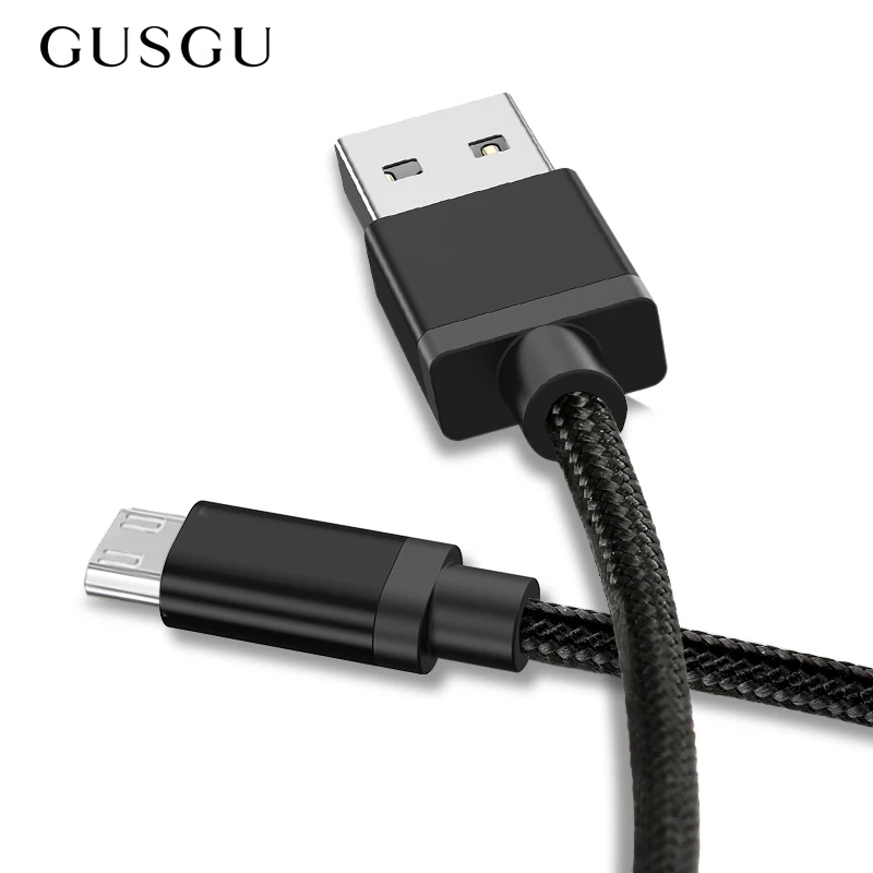 

GUSGU Micro USB Cable for Samsung galaxy j5 2017 S7 S6 For Xiaomi Redmi 4X Note 4 Mobile Phone Date Sync Charger Charging Cable