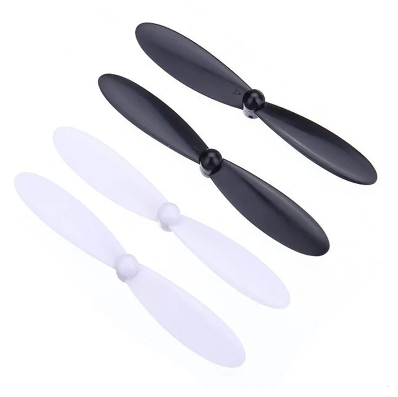

H107 X4 h107l h107c h107d H107 replacement blade X4 hubsan helicopter - Black + white (4PCS)