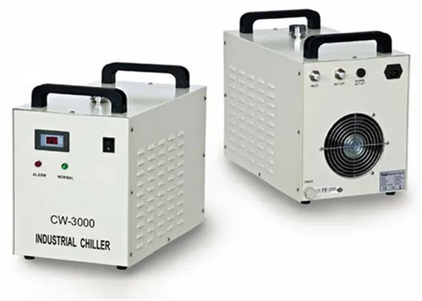 AC 1P 220V Water Chiller CW-3000AG For 80W CO2 Laser Tube Water Pump / Tank AC 1P 220V Water Chiller CW-3000AG For 80W CO2 Laser Tube Water Pump / Tank