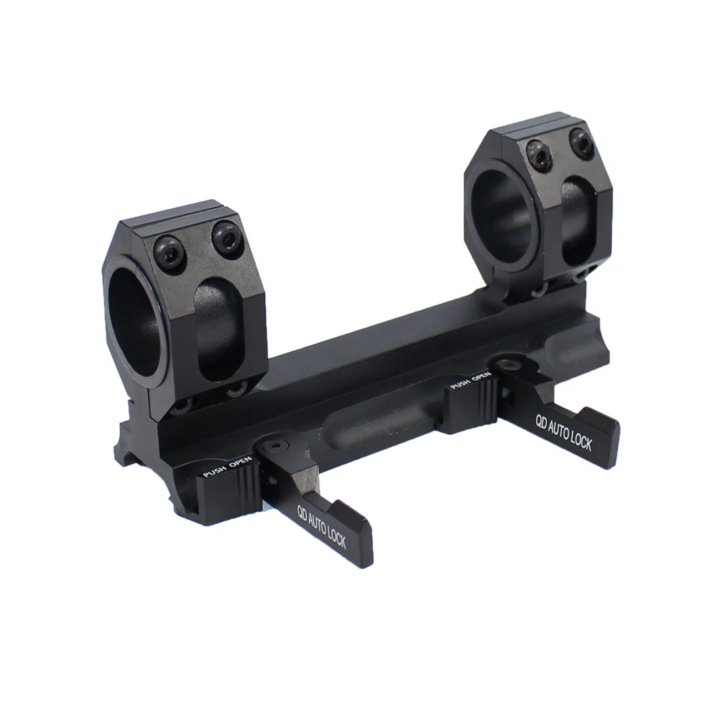 Montagem de Liberação Hunting Rifle Scope Mount - 30mm 20mm Ferroviário Picatinny Cantilever Weaver Riflescope Rápida 25.4mm 7 Acessórios e suporte de extensão