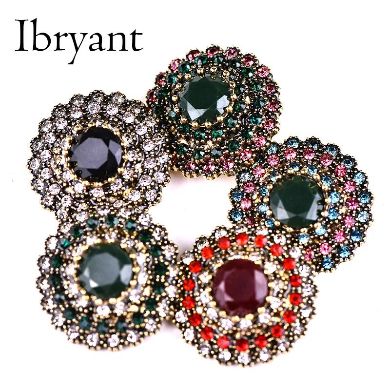 Snap Jewelry цветок цвета Винтаж металла 18 мм Оснастки пряжкой для 18 мм браслет на защелке ожерелье для женщин