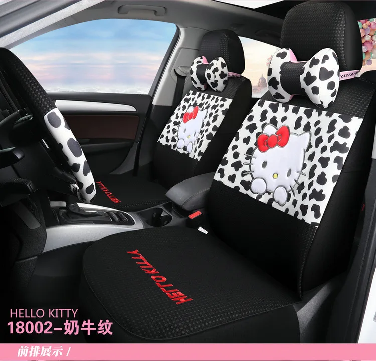 Модные милые автомобильные аксессуары hello kitty Decoracion Para Coches Asientos покрывало для автомобильного сиденья