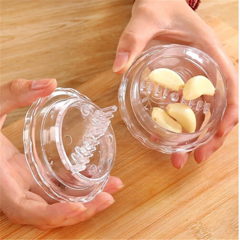 

Practical Garlic Grater Press Device Garlics Peeler Crusher Food Grade Garlic Box Peeler Mincer Press Ginger Kitchen Accessories