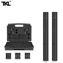 TKL 2-Pack Kalem Sopa Kondenser Mikrofon Omni Kardioid Süper Kardioid Kapsül Mikrofon Klip ve Taşınabilir Taşıma Çantası
