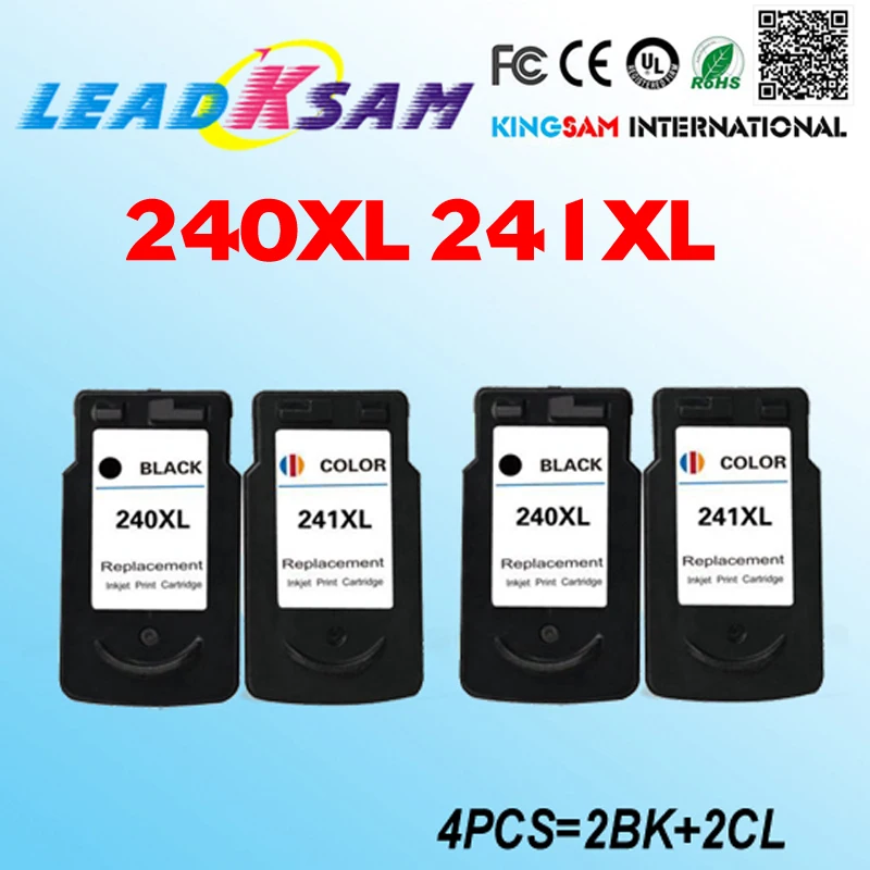 4PCS PG240 CL241 XL Ink Cartridge COMPATIBLE FOR For PIXMA MX514 MX372 MX392 MX432 MX452 MX512 MX522 | Компьютеры и офис