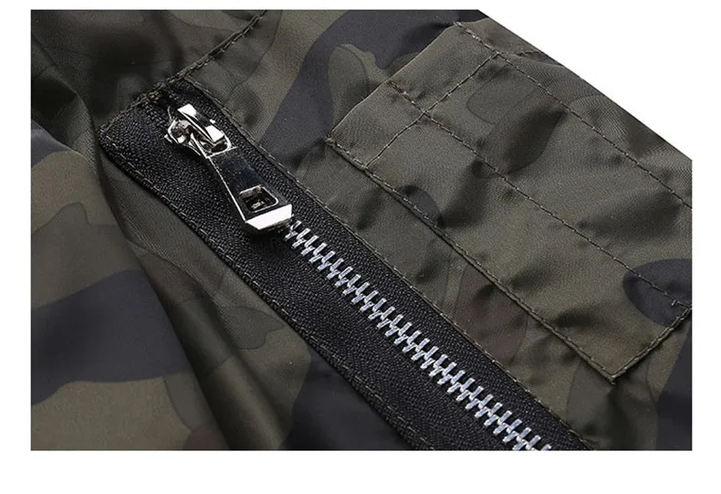 7XL Jackets Men 2019 Camouflage Jacket Male Coats Camo Bomber Mens Jacket Brand Cloth Outwear Baseball Collar Plus Size 5XL 6XL 16