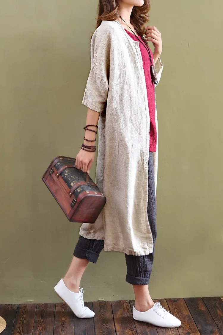 cotton long jackets for women's
