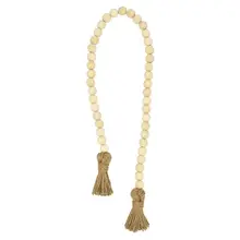 1 шт. деревянный бисер на нити детская кровать кулон декор для комнатной стены деревенская Свадебная ваза бисер на нити