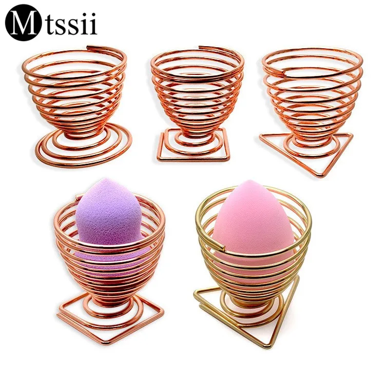 

1 pc Makeup Puff Holder Gourd Shape Sponge Brush Egg Stand Bracket Stencil Egg Powder Puff Sponge Drying Display Stand