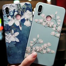 3D цветок чехол для huawei P30 Pro P20 P10 P9 Lite Nova 3 3i 4 Honor 8X 7A 7C Крышка для huawei Y7 Pro Y6 Prime P Smart Y9