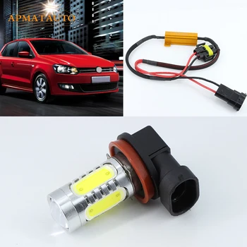 

2 x Canbus H11 H8 XBD Chips Projector Plasma LED Fog Light DRL HeadLight 11W No Error Resistor