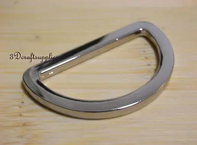

d ring d-rings purse ring alloying nickel 38 mm 1 1/2 inch 10pcs U51