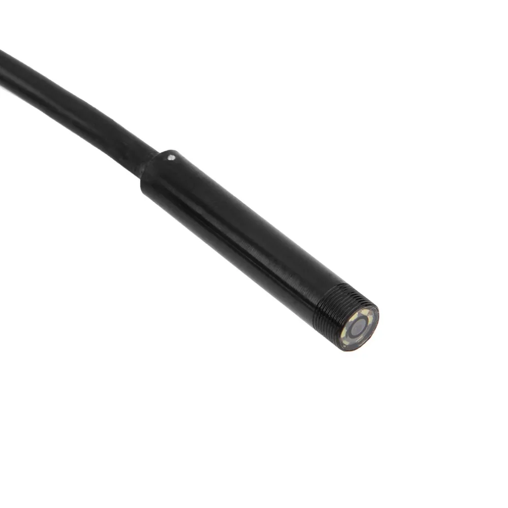 1 м/7 мм объектив USB кабель мини жесткая камера для осмотра змеиная трубка Водонепроницаемый эндоскоп бороскоп с 6 светодиодный для Android Лидер продаж