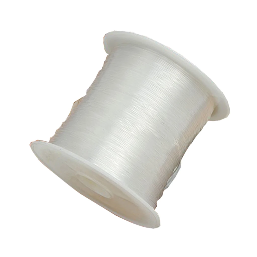 Roll 76 Yards 0.4mm Crystal Nylon Cord String Wire Beading Thread /Fishing Line