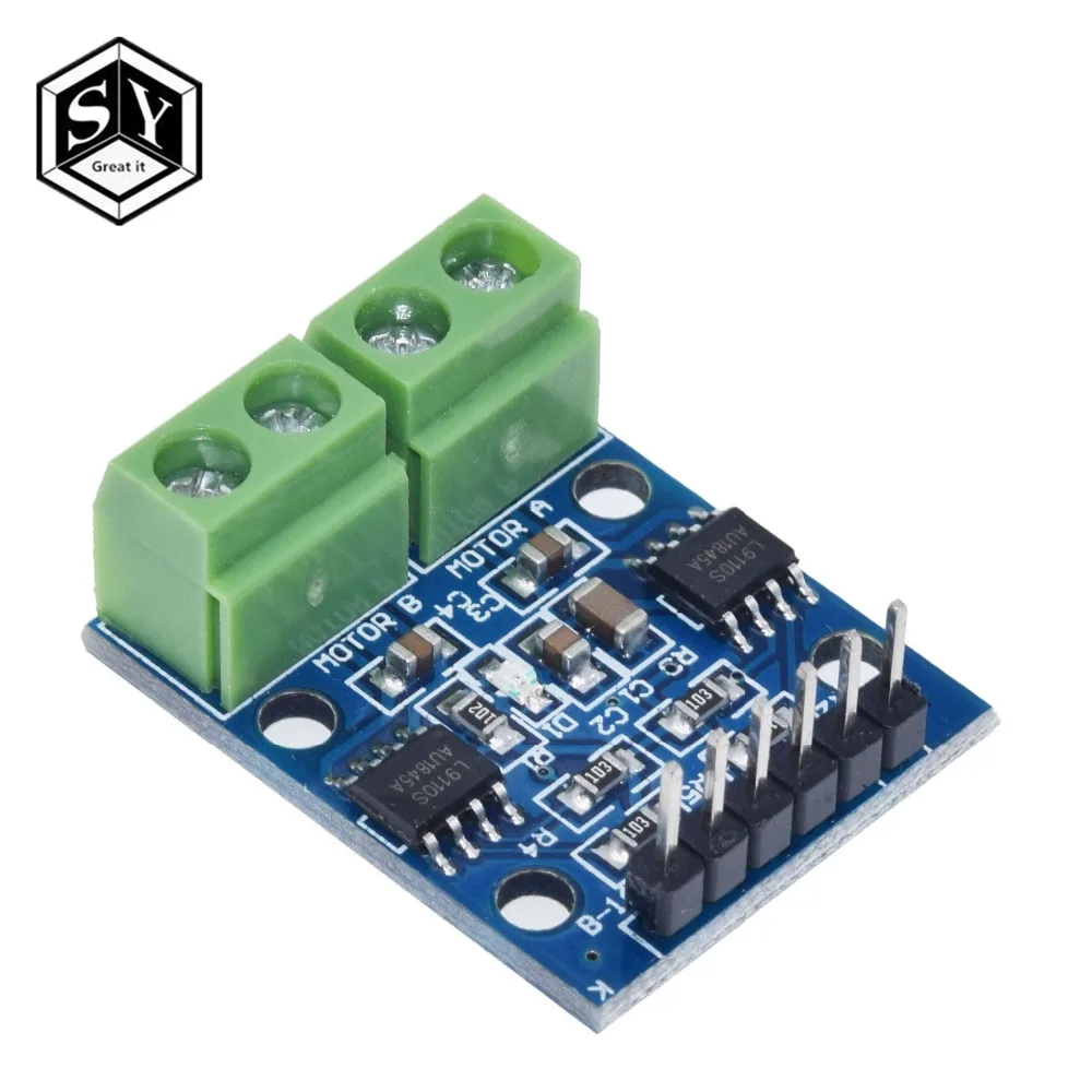 

1PCS L9110S DC Stepper Motor-Driver Board H-bridge Stepper Motor Dual DC motor module for Driver Controller Board L9110S module
