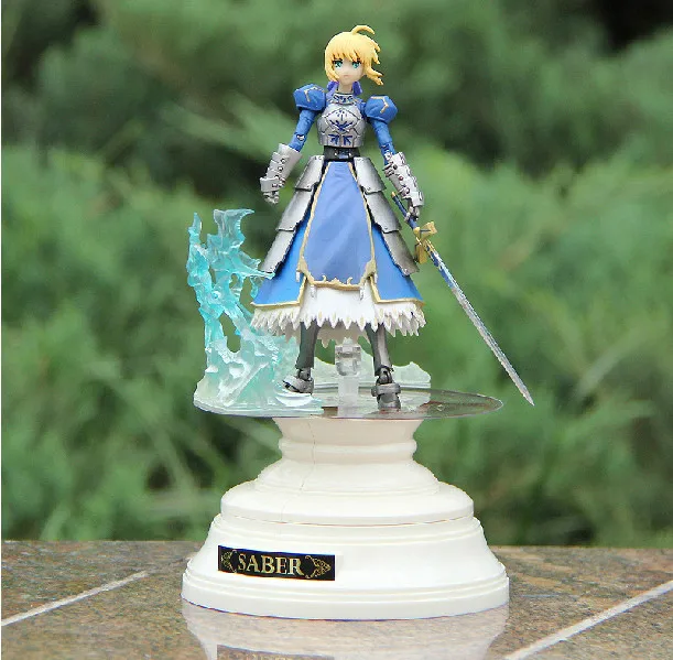 

High Quality!!! Japanese Amine Fate/ stay night Super Alloy Saber Lily 22cm PVC Action Figure Toys Gifts