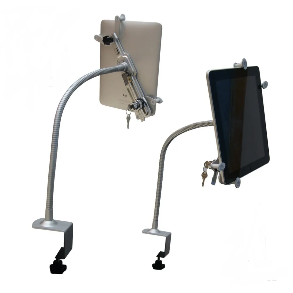 Flexible adjustable Ipad display stand holder Tablet PC display gripper