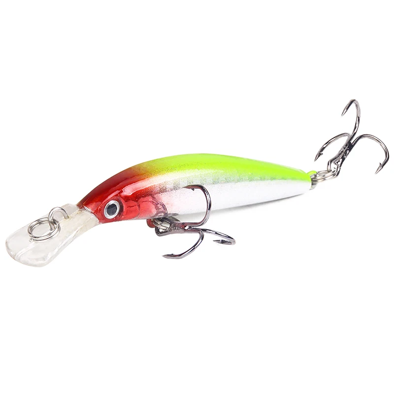 HAODIAOZHE 1 шт. Crankbait Minnow рыболовная приманка искусственные твердые приманки Vivid 3D Eyes