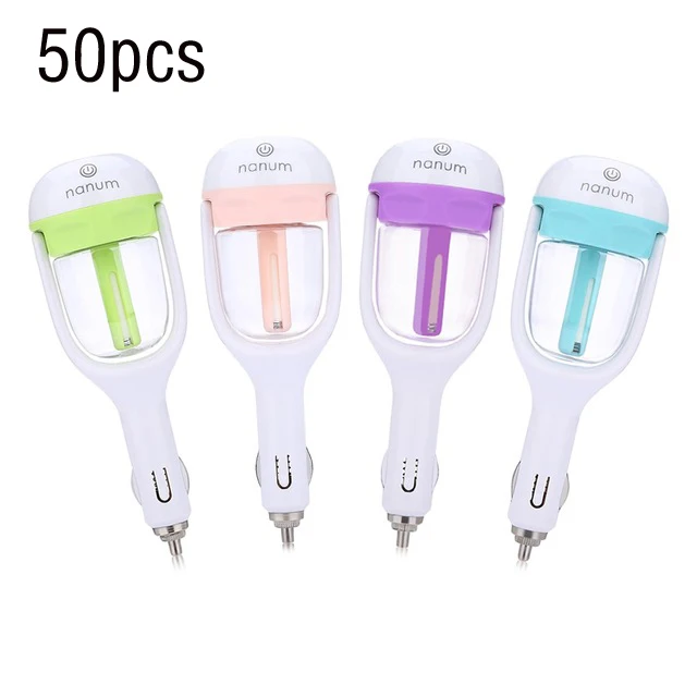 

50pcs NANUM Car Steam Air Humidifier Aroma Diffuser Mini Air Purifier Aromatherapy Humidifier Essential Oil Diffuser