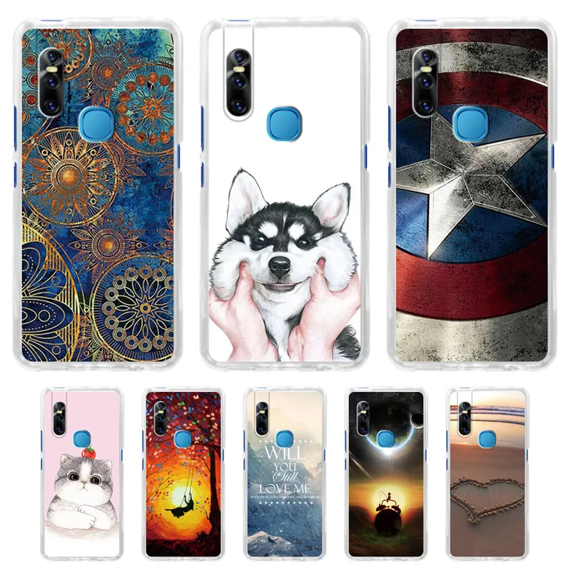 For Coque VIVO V15 Pro Case Luxury Silicone Anti-knock Soft TPU V15pro Full Protective Cover Fundas Capas |