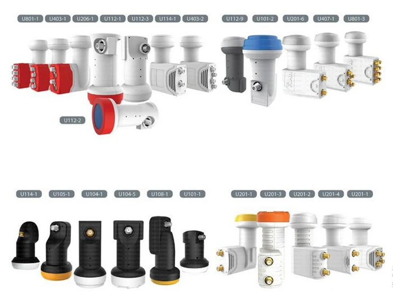 Заводская цена Премиум универсальный ku band dual lnb dual lnbf низкий уровень шума ку Твин LNB двойная полярность