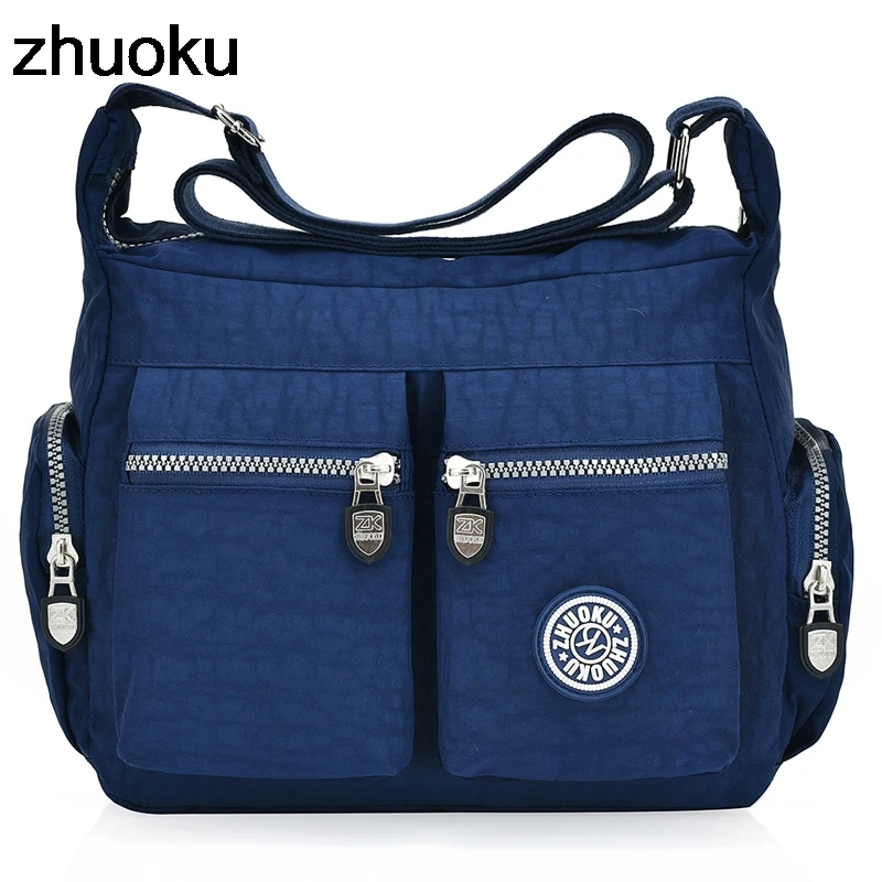  Women Top-handle Shoulder Bag Designer Handbag Famous Brand Nylon Female Casual Shopping Tote Hobos - 1000005078186