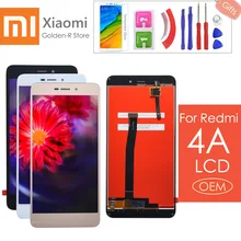 5," AAA качественный ЖК-дисплей для XIAOMI Redmi 4A ЖК-дисплей сенсорный экран дигитайзер Замена для XIAOMI Redmi 4A+ рамка+ подарки