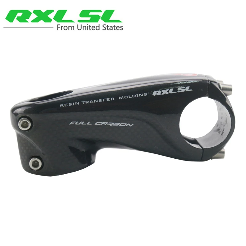RXL SL Bicycle 28.6mm Carbon Stem 31.8mm 3K+UD Mat...