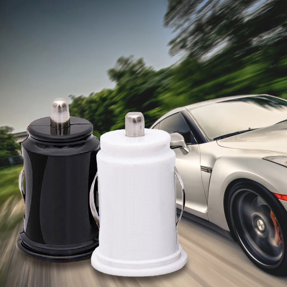 Black Dual Double USB Car Charger Cigarette For Pad