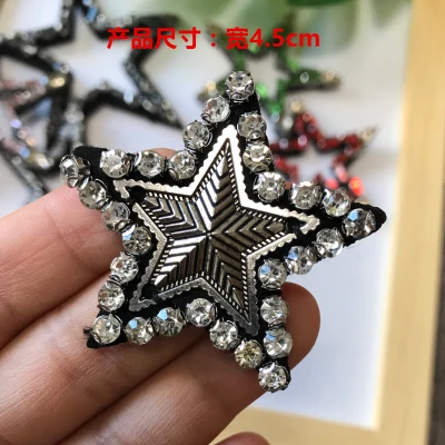 Metalstar нашивки со стразами и бисером для одежды parches termoadesivos para наклейки Ropa | Дом сад
