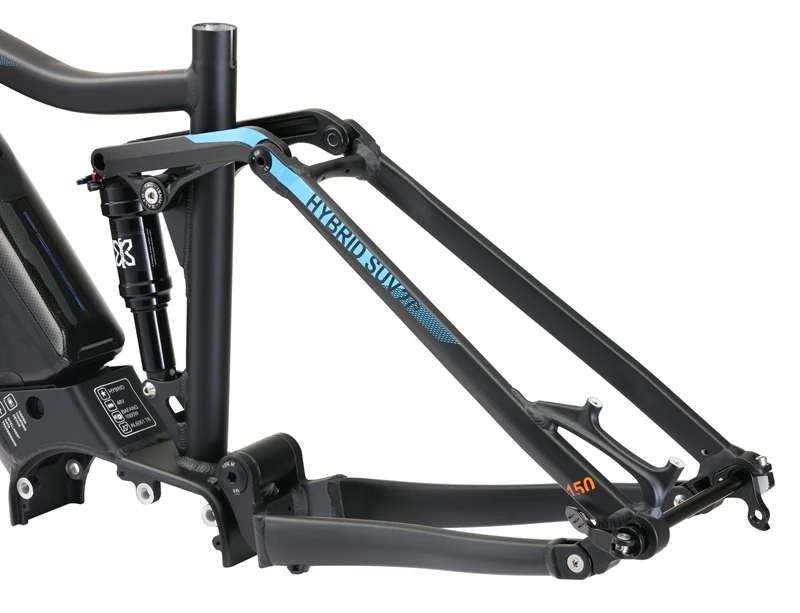 Discount MTB E BIKE motor bike frmae SUV suspension frame aluminium alloy cross country electric frames shock bicycle downhill frame 3