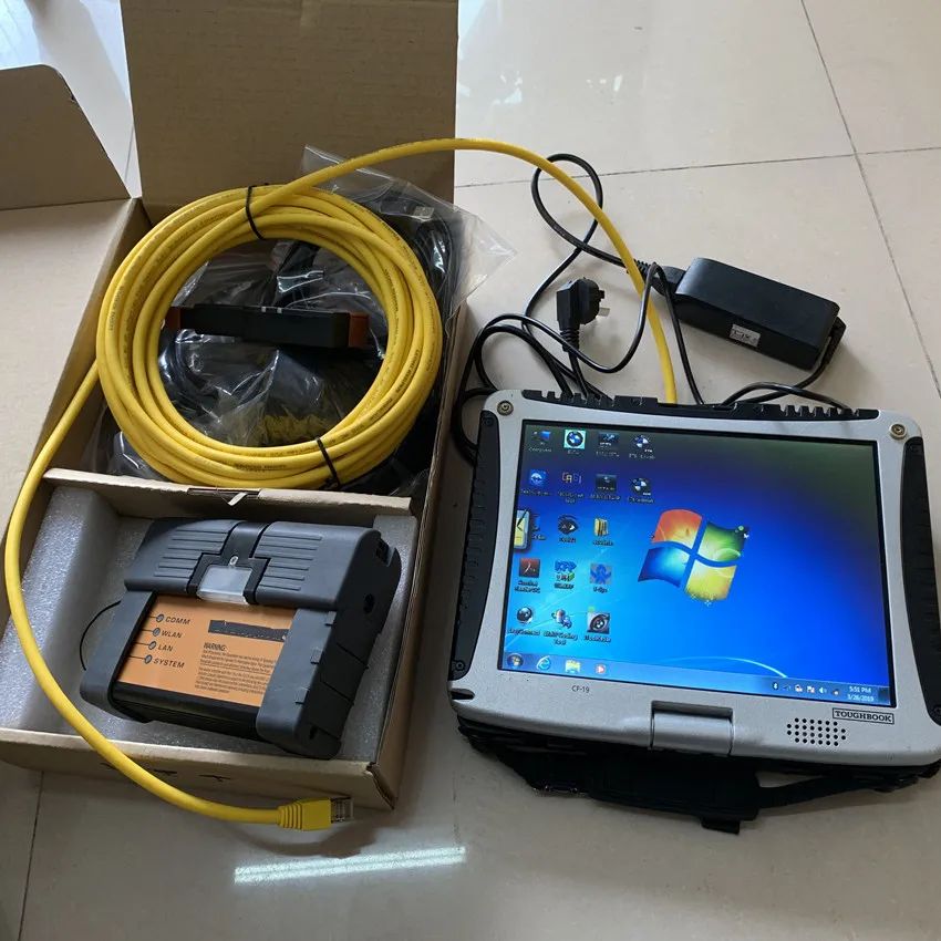 

2019 for bmw icom a2 diagnostic programming tool with software ista d ista p multi languages 500gb hdd in laptop toughbook cf-19