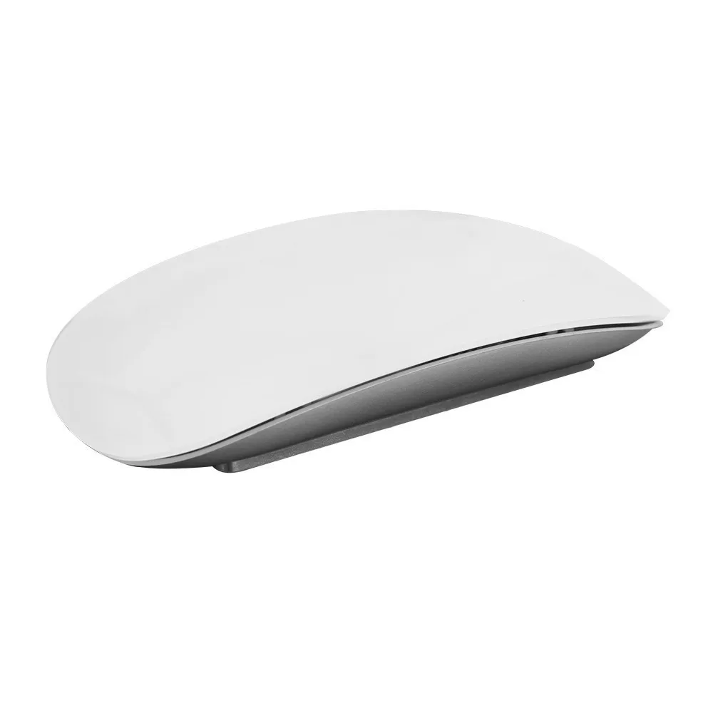 CHYI, беспроводная Волшебная мышь Sem Fio, сенсорная прокрутка, тонкая оптическая USB компьютерная мышь, ультра тонкая мышь для Mac, Apple, ноутбука, ноутбука - Цвет: Белый