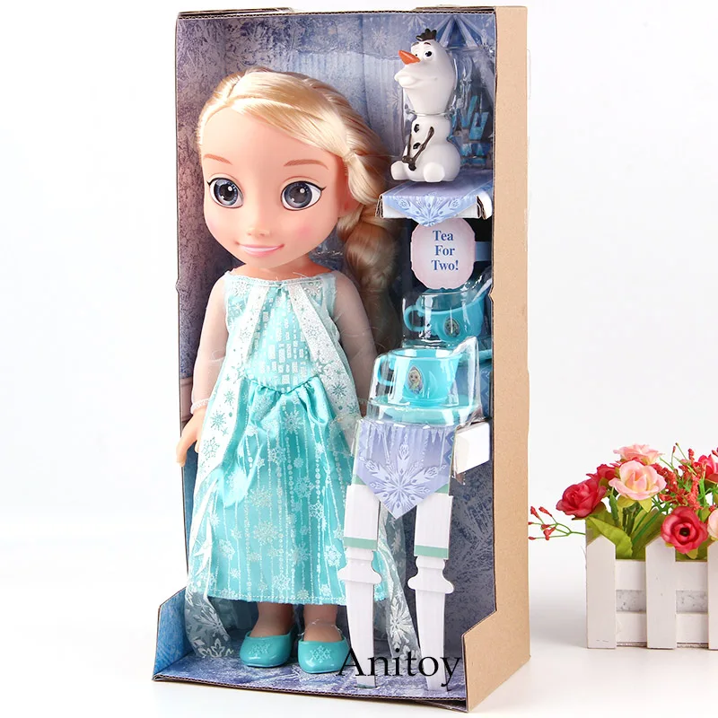 

Olaf's Adventure Princess Doll Elsa Anna Tangled Rapunzel Figure PVC Action Figures Toys for Kids
