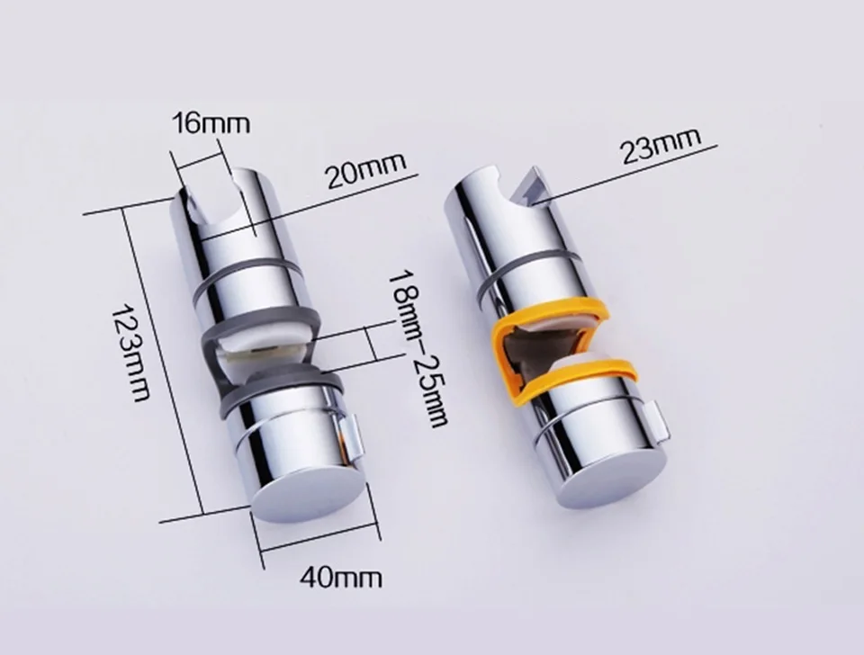 SBLE 18-25 мм кронштейн для ванной комнаты стойка для душа скользящий бар вентиль аксессуары для ванной комнаты ABS Хромовая душевая головка держатель Регулируемый
