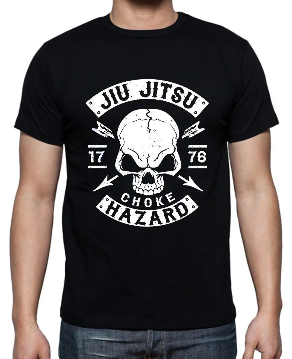 Мужская футболка JIU JITSU с дроссельным рисунком размер M 3XL в стиле хип хоп|Футболки|